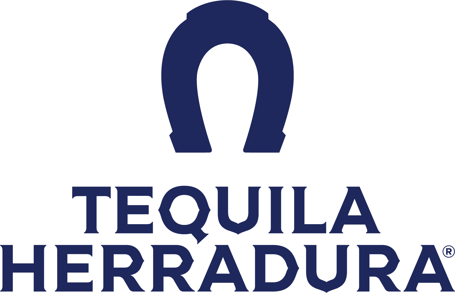 Tequila Herradura primary logo lockup preferred PMS 2757