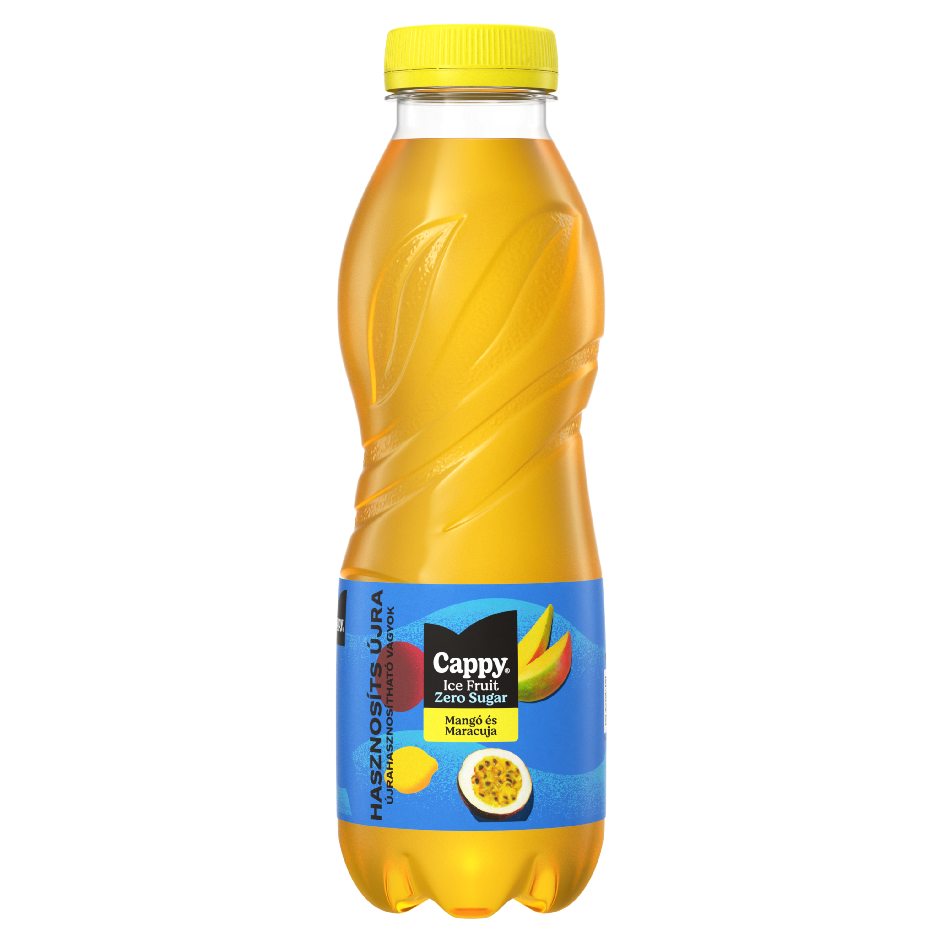 0.5L Cappy Ice Fruit Mango and Passion fruit Zero_dry_closed