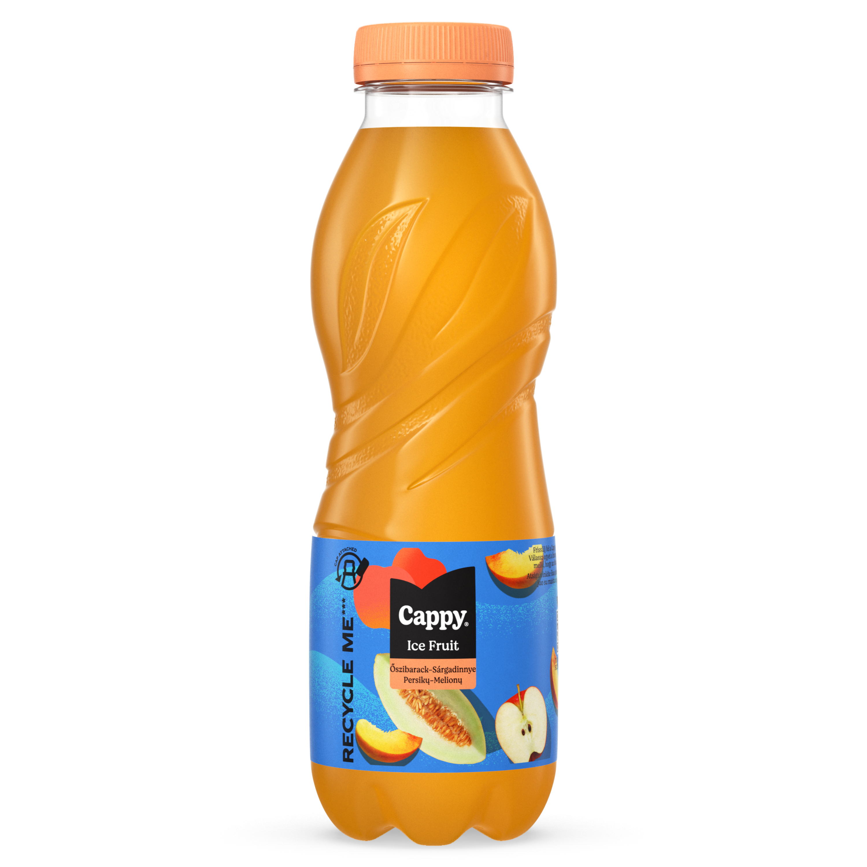0.5L Cappy Ice Fruit Peach-Melon_dry_closed