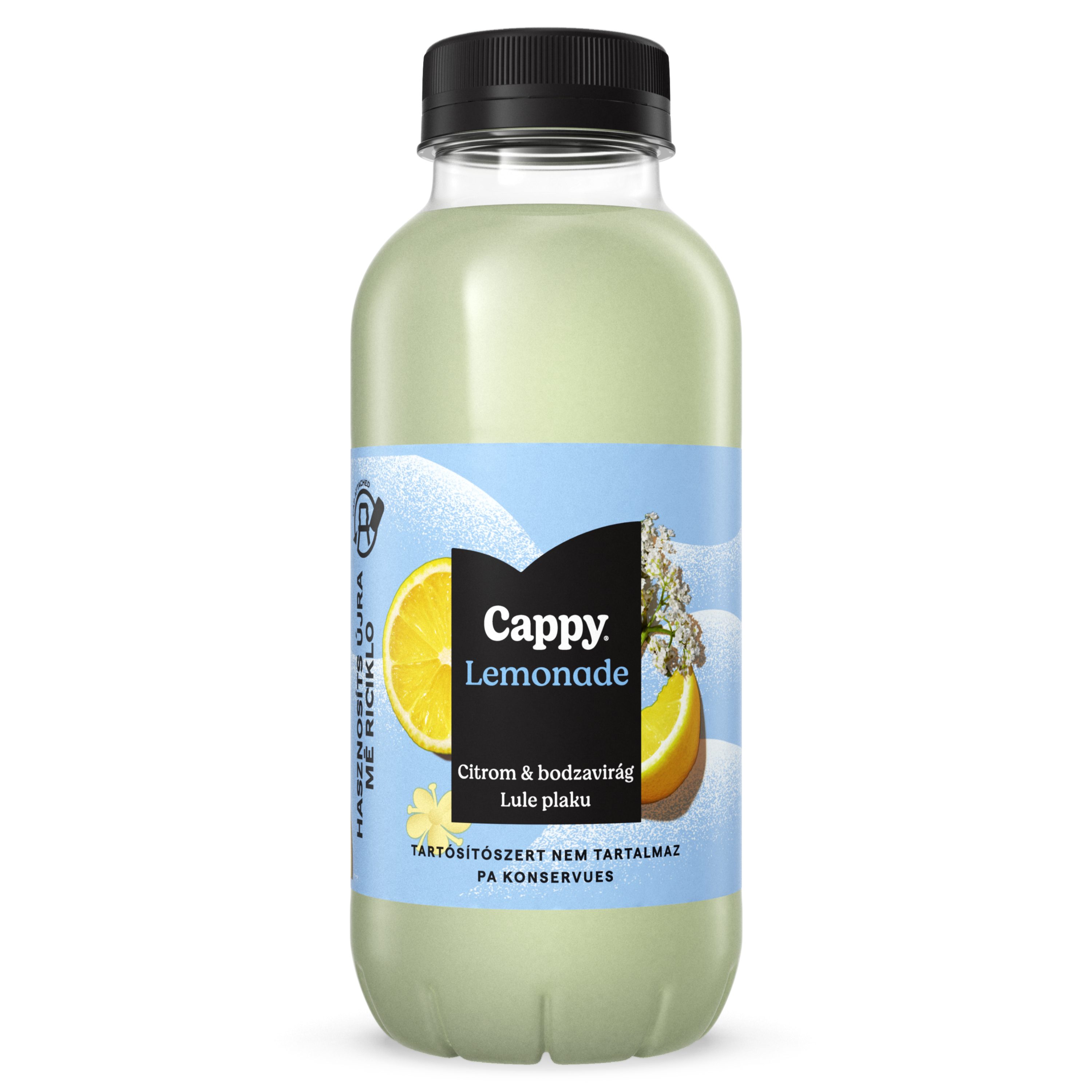 0.4L Cappy Lemonade Lemon-Elderflower_dry_closed