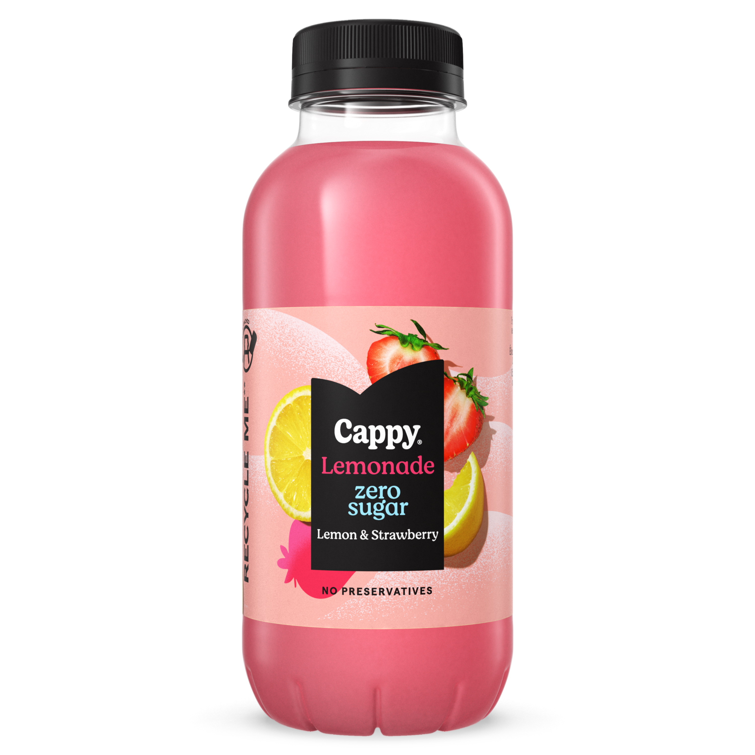 0.4L Cappy Lemonade Lemon-Strawberry Zero_dry_closed