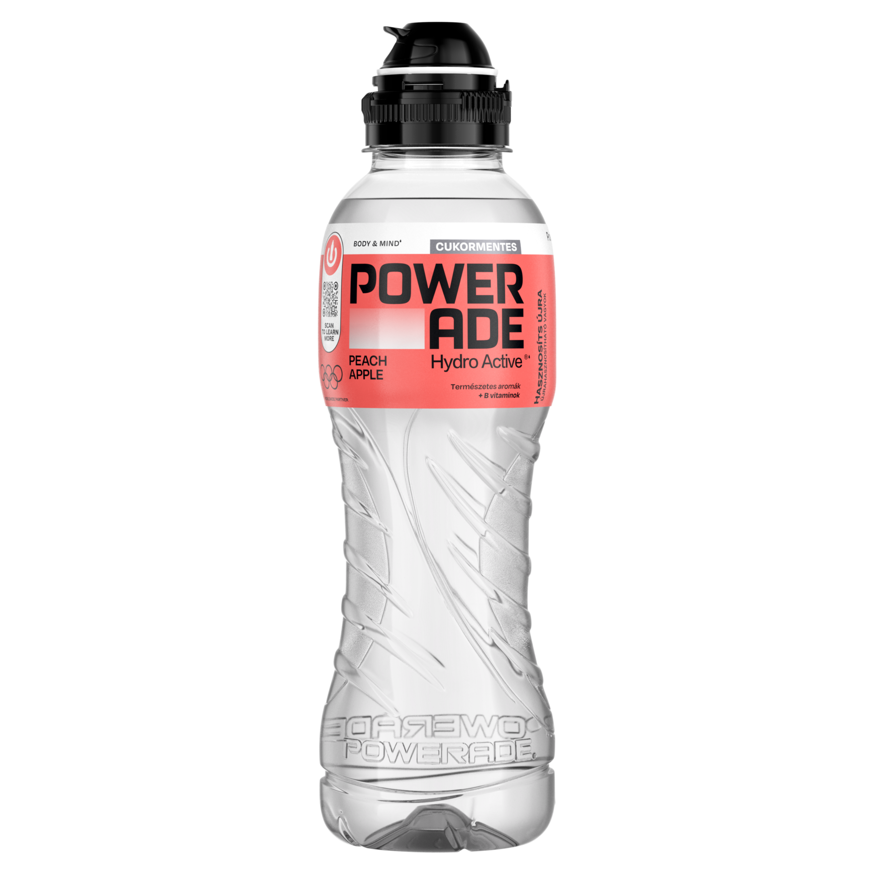 0.5L Powerade Hydro Active Peach-Applre_dry_closed