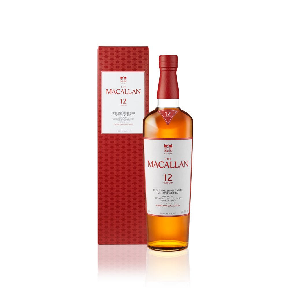 Dig_Commercial_ecomm_transparent_small-MAC-2025-Sherry-Oak-12-Years-Old-700ml-Bottle-and-Pack-Shot-png