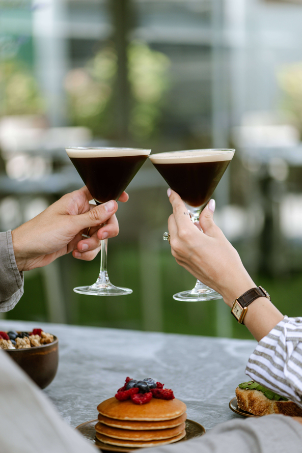 Espresso Martini in glasses
