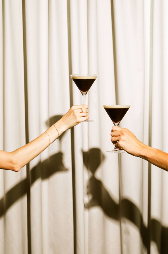 Espresso Martini in glasses