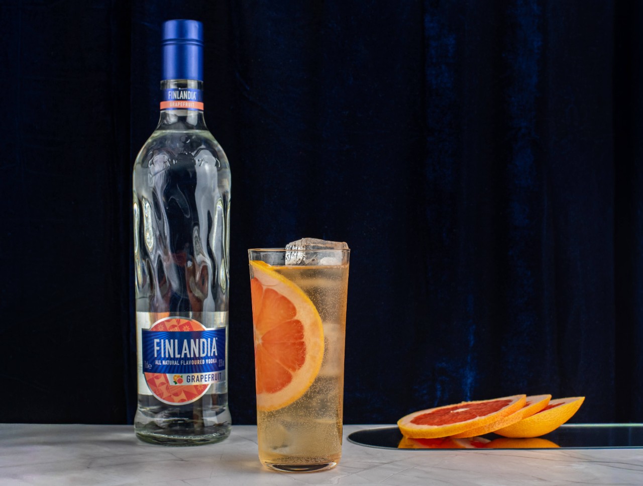 Finlandia vodka grapefruit flavour