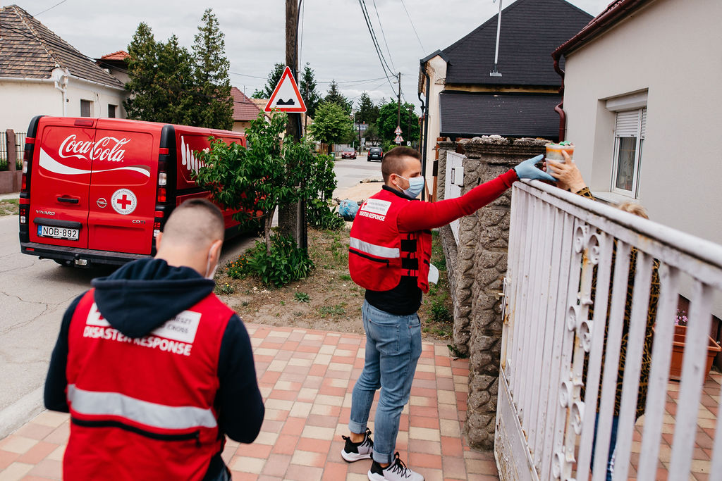 Vöröskereszt együttműködés a Covid járvány alatt