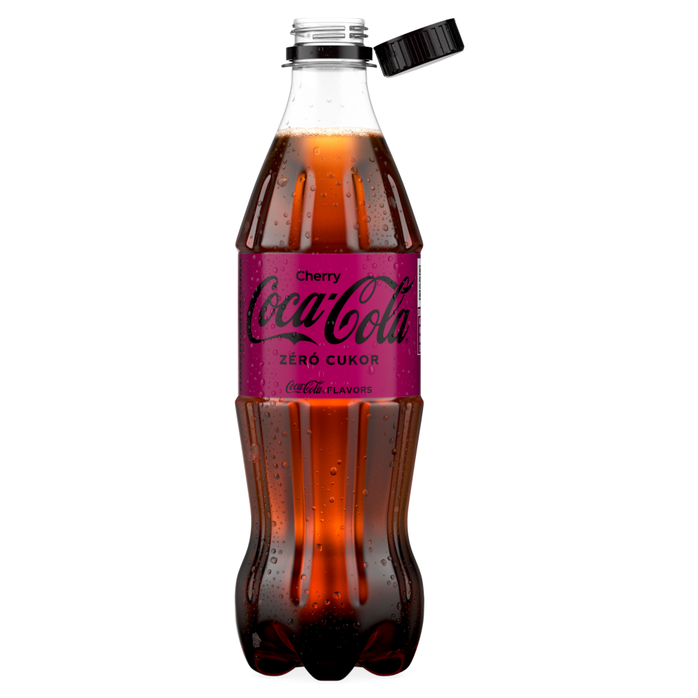 CC Zero Cherry 0,5L PET 2023 hires_tethered