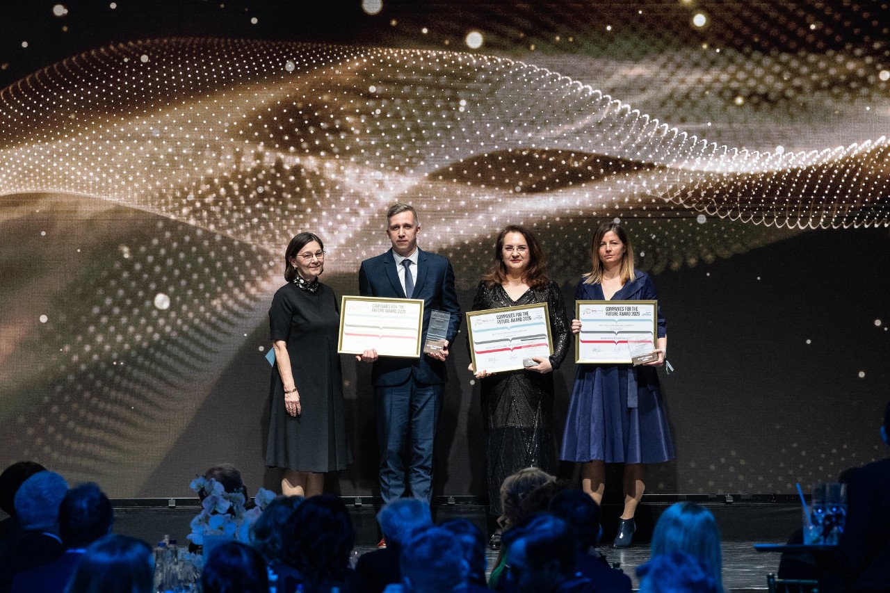 Coca-Cola HBC Magyarország - Joint Venture Szövetség Companies for the Future Award 2026 gáláján 